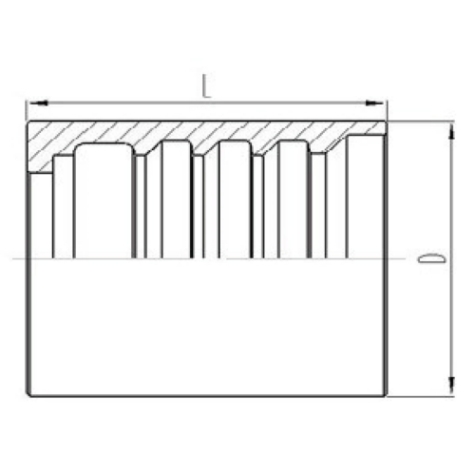 國產兩層剝外膠套筒