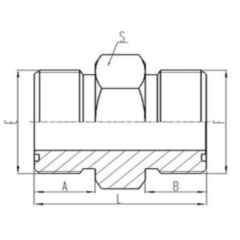 美製ORFS螺紋過渡（dù）接（jiē）頭