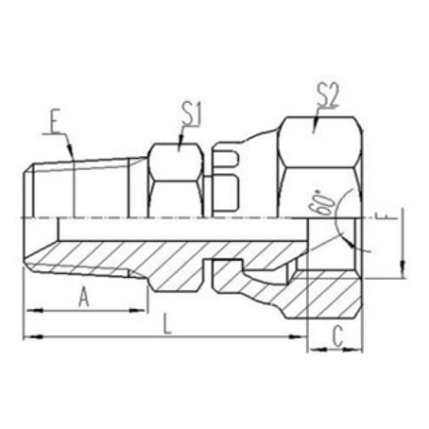 美製布錐管螺紋密封過渡接頭