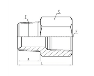 美製布錐管螺紋密封過渡接頭