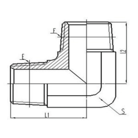 美（měi）製布錐管螺（luó）紋密封過渡接頭