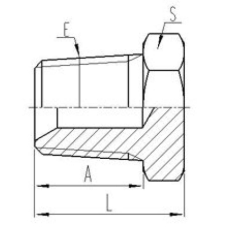 英錐管外螺紋堵頭（tóu）
