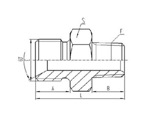 英製（zhì）外螺紋60°內（nèi）錐麵密封或組合墊（diàn）密封|美製布錐管外螺紋密封