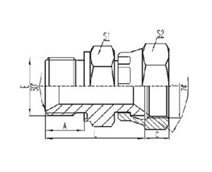 英製外螺紋60°內（nèi）錐麵密封或組合墊密封|美製JIC活動內螺紋74°內錐麵密封