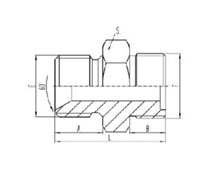 英製外螺紋60°內錐麵密封或組合（hé）墊密封|公製外螺紋平麵（miàn）O形圈密封