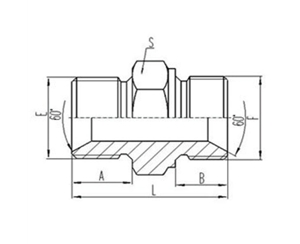 英製（zhì）外螺紋60°內錐麵密封或組合墊密封|公製外螺紋60°內錐麵密封或組合墊密封