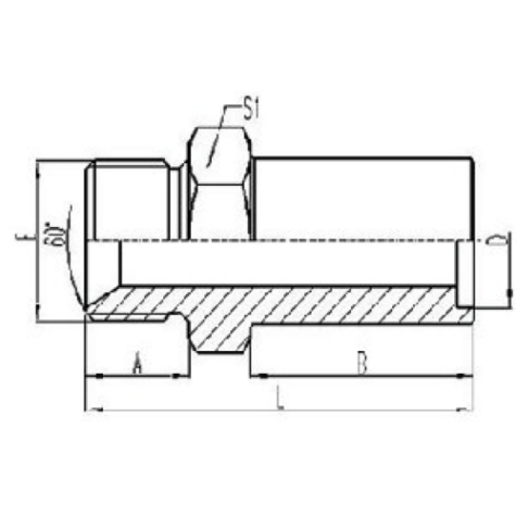 英製外螺紋60°內錐麵密封或(huò)組合墊密封|插入式(shì)焊接管(guǎn)