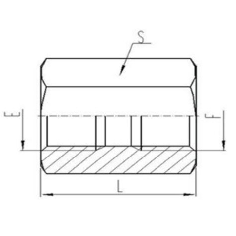 兩端英製固定內螺紋鋼墊（diàn）密封