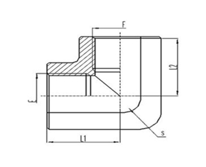 90°彎英製固定內螺紋鋼墊密封