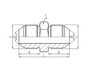 兩端公製外螺紋74°外（wài）錐麵密（mì）封