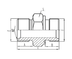 英製外螺紋60°內錐麵密封或組合墊密封|英製外螺紋（wén）ED膠墊密封