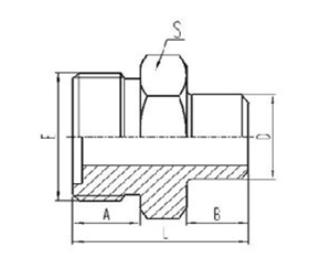 公製外螺（luó）紋平麵O形圈密封|承接式焊接（jiē）管