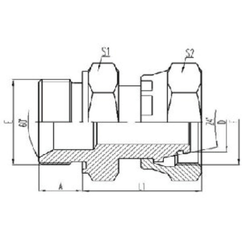 公（gōng）製外螺紋ED膠墊密封|公製活動內螺紋24°外錐麵O形圈密封