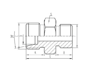 公製外螺（luó）紋24°內錐麵密封|美製外螺紋六角端麵O形圈密封