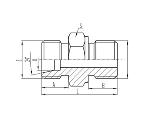 公製外螺紋（wén）24°內錐麵密封|公製外螺紋六角端麵O形圈密封