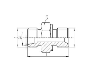 公製外（wài）螺紋24°內錐麵密封|公製外螺紋ED膠墊密封