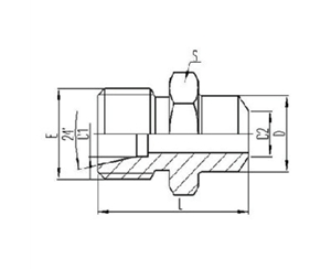 公製外螺紋24°內錐麵密（mì）封|承接式焊接管
