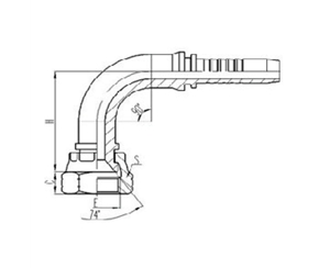 90°美製內螺紋74°內錐麵密封（fēng）