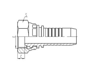 公製內螺紋球麵密封