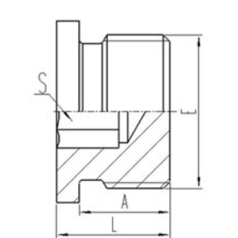 公製外螺紋（wén）六角端麵O形圈密封內六角堵（dǔ）頭