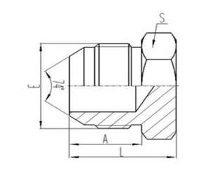 美製JIC螺紋74°錐麵密封過渡接頭