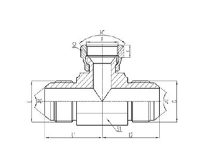美（měi）製JIC螺紋74°錐麵密封過渡（dù）接頭