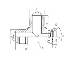 美製JIC螺紋74°錐麵密封過渡接頭