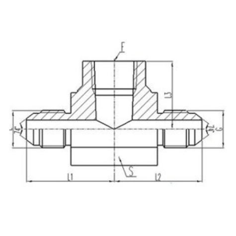 美製（zhì）JIC螺紋74°錐麵密封（fēng）過渡接頭