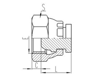 英製活動內（nèi）螺紋球麵密封堵頭（tóu）
